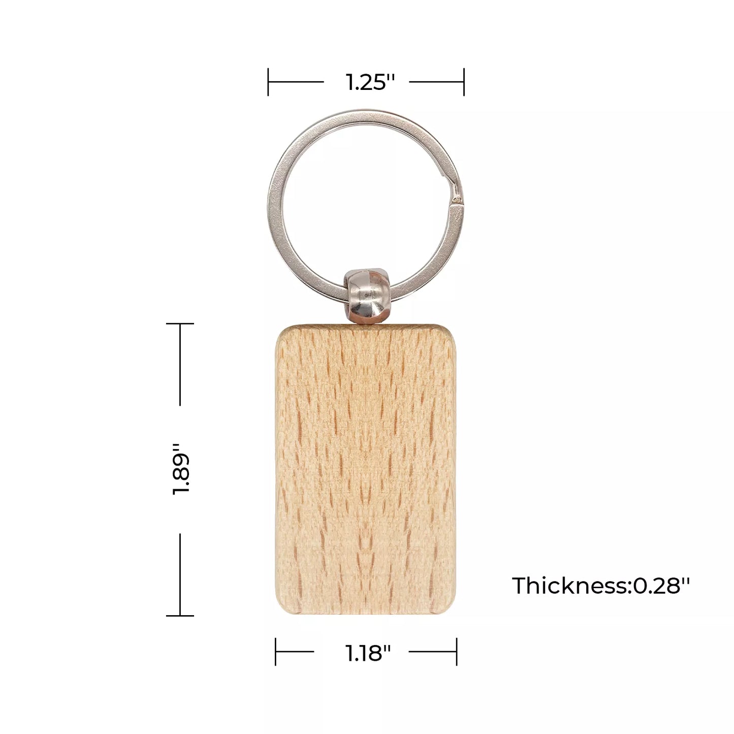 Holzschlüsselanhänger