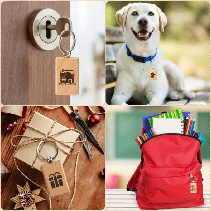 Holzschlüsselanhänger