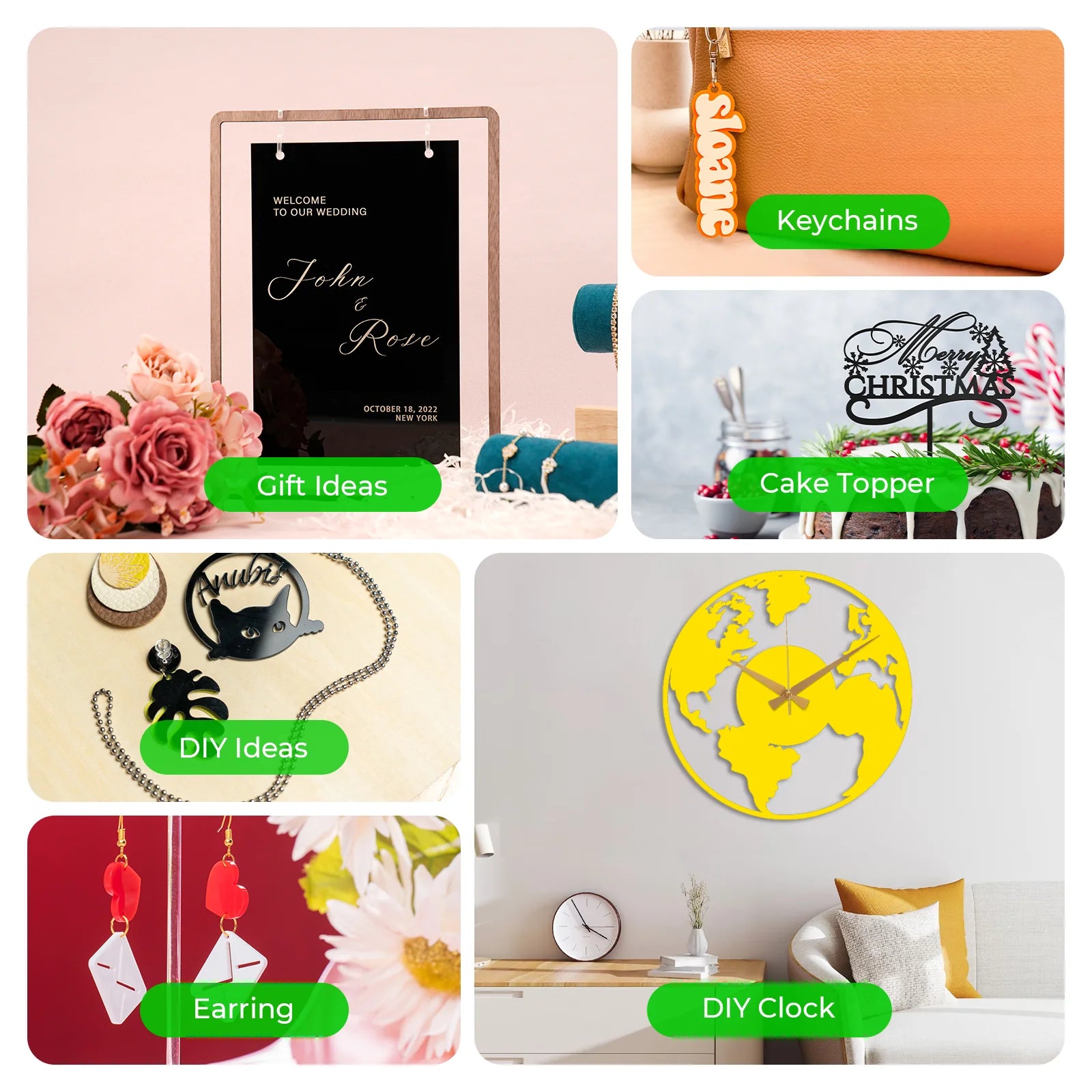 Individuell graviertes Acrylbild