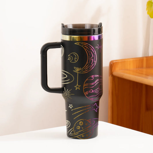 Edelstahlbecher mit Henkel 1,2 L