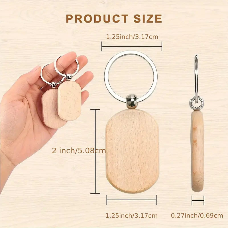Holzschlüsselanhänger