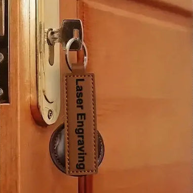 Schlüsselanhänger aus Kunstleder