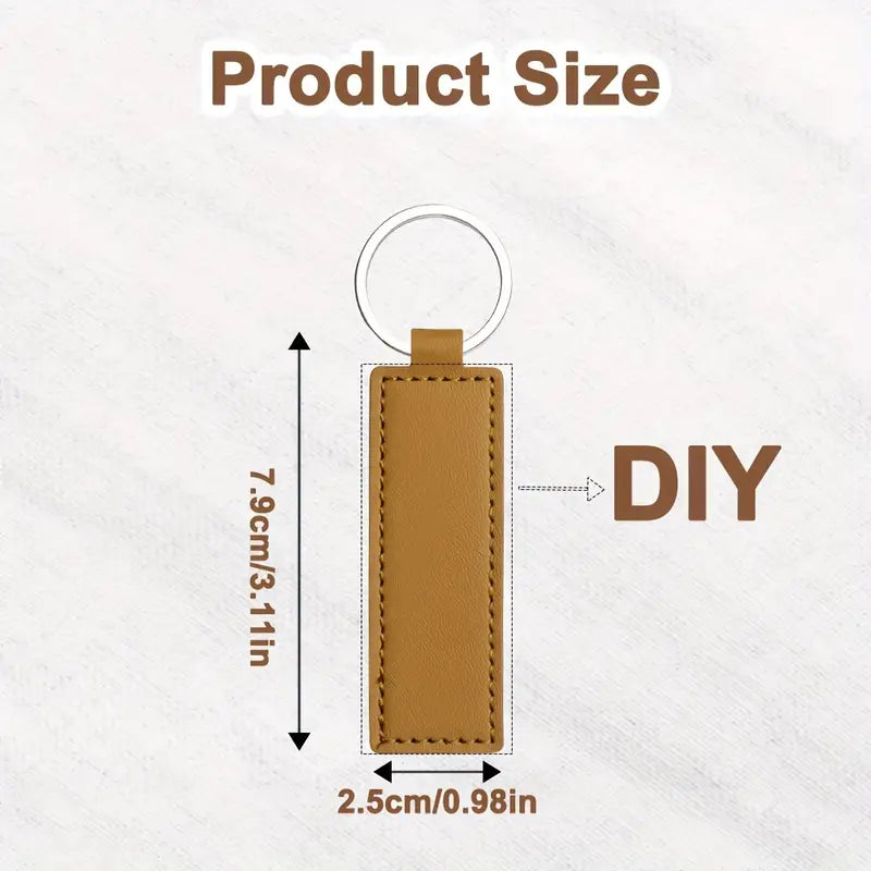 Schlüsselanhänger aus Kunstleder